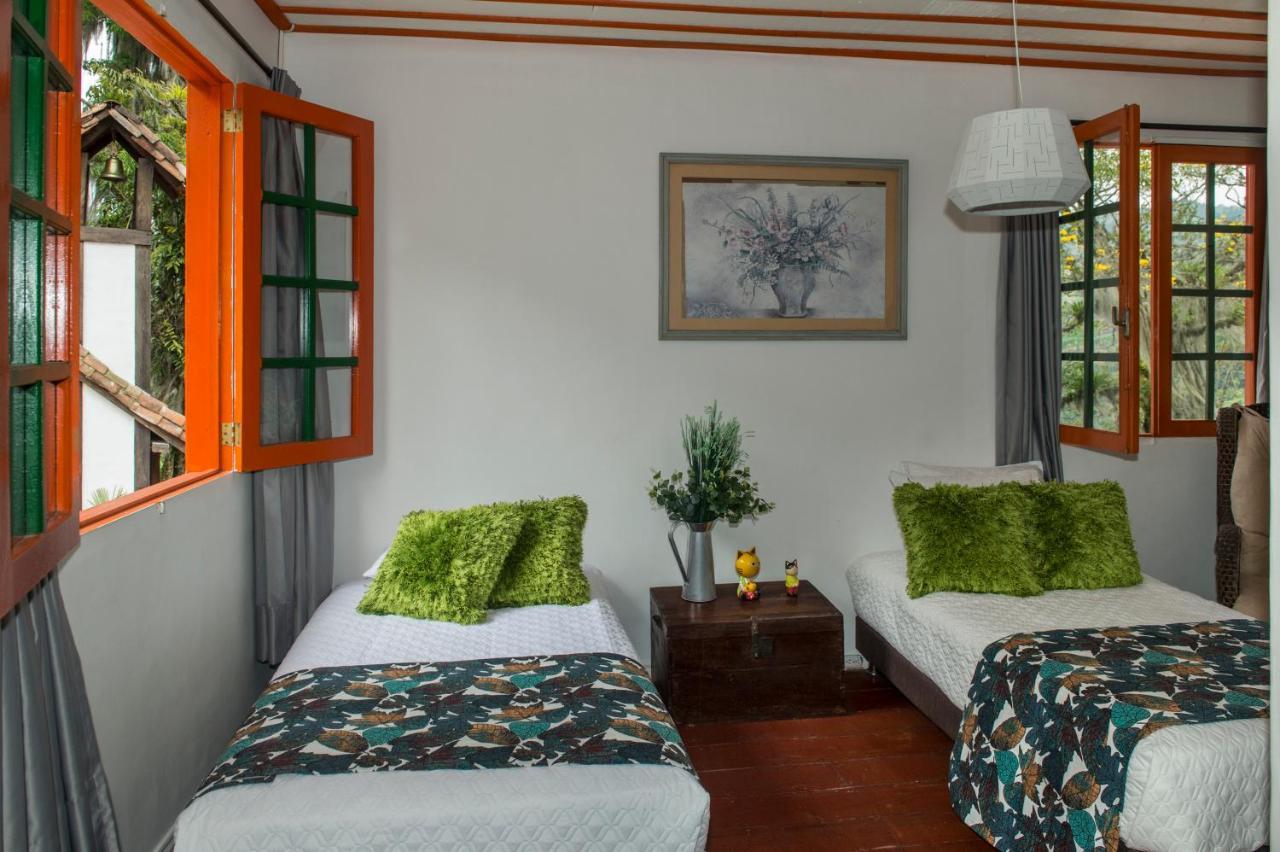 Hacienda Charrascal Coffe Farm Apartment มานิซาเลส ภายนอก รูปภาพ