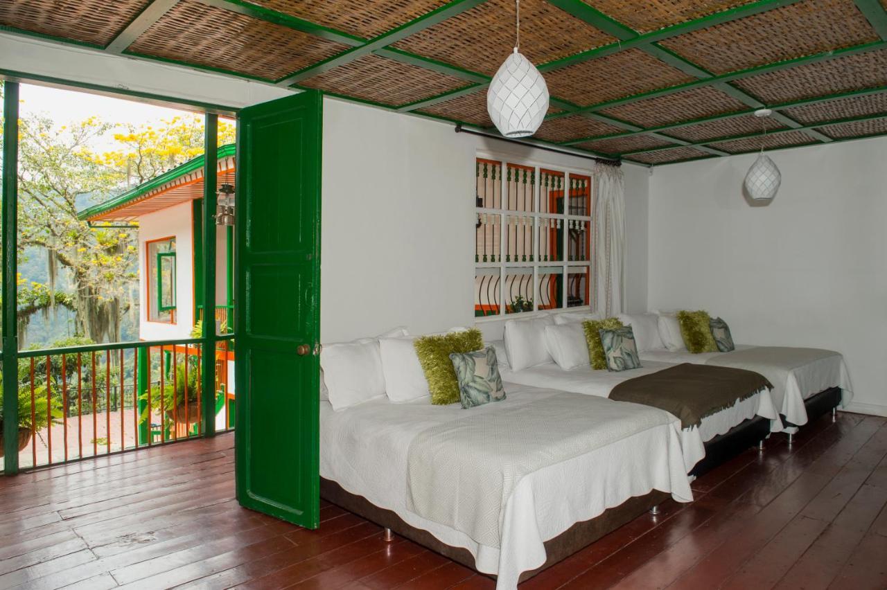 Hacienda Charrascal Coffe Farm Apartment มานิซาเลส ภายนอก รูปภาพ