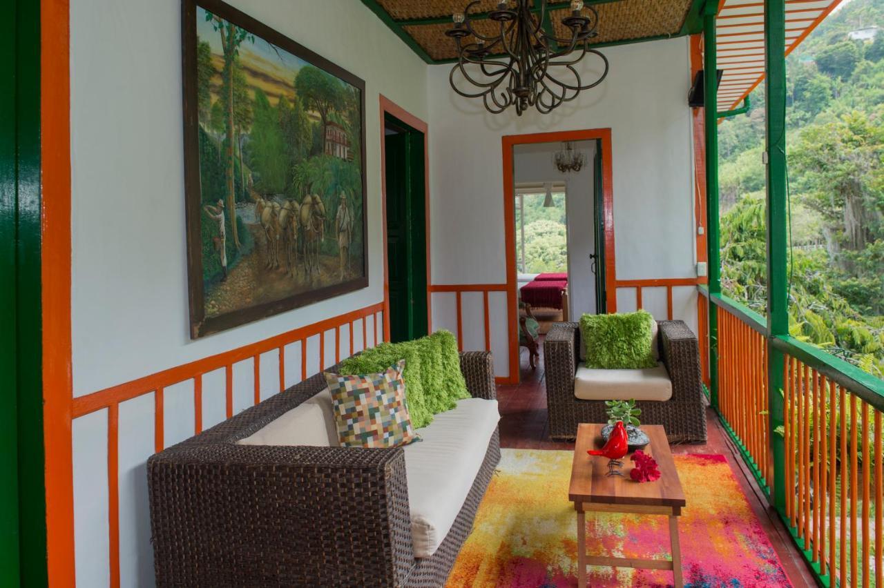 Hacienda Charrascal Coffe Farm Apartment มานิซาเลส ภายนอก รูปภาพ